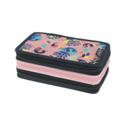 Peračník Herlitz 3 zipsový plný Páv