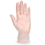 Rukavice jednorazove, vinylové, nepudrované, číre veľ. 9/ L (100 ks)