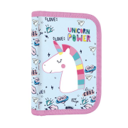 Peračník Karton PP 1 zipsový prázdny 2-klopý Unicorn iconic