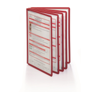 Katalógový panel SHERPA A4 červený