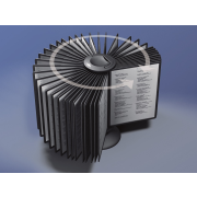 Rotačný stojan SHERPA carousel so 40 panelmi