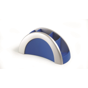 Stojan na perá VEGAS strieborný/modrý