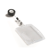 Visačka na plastovú kartu s kotúčom DURABLE 85x54mm 10ks