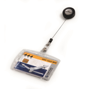 Visačka na plastovú kartu s kotúčom DURABLE 85x54mm 10ks