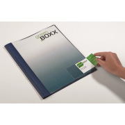 Samolepiace vrecko vizitkové s otvorom zboku DURABLE 63x94mm 10ks