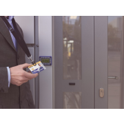 Úchyt na plastovú kartu s remienkom DURABLE CARD FIX 10ks