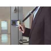 Úchyt na plastovú kartu s remienkom DURABLE CARD FIX 10ks