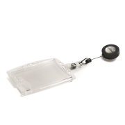 Visačka na 2 plastové karty s kotúčom DURABLE 90x54mm 10ks