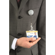 Výsuvný kotúč s prúžkom DURABLE JOJO CHROME 10ks