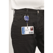 Výsuvný kotúč so svorkou DURABLE JOJO STYLE tmavomodrý 1ks