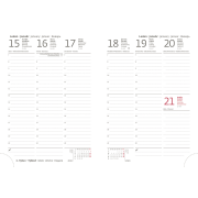 Diár Flexies týždenný B6 12x16,5cm modrý 2024