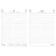 Diár Print classic denný A4 21x29,7cm čierny 2024