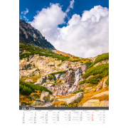 Nástenný kalendár Tatry 2024