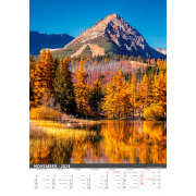 Nástenný kalendár Tatry 2024