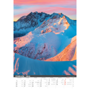 Nástenný kalendár Tatry 2024