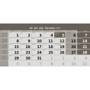 Nástenný kalendár trojmesačný sivý so špirálou 2024