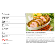 Stolový kalendár Kuchárka pre všetkých 2024