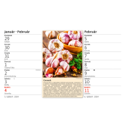 Stolový kalendár Zdravie z prírody 2024