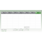 Stolový kalendár Manager green 2024