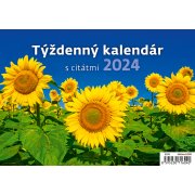 Stolový kalendár týždenný s citátmi 2024