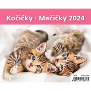 Stolový kalendár MiniMax Mačičky 2024