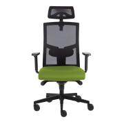 Kancelárska stolička GAME Šéf SYN zelená (Bombay 38) + PDH nastaviteľný + podrúčky P44
