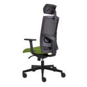 Kancelárska stolička GAME Šéf SYN zelená (Bombay 38) + PDH nastaviteľný + podrúčky P44