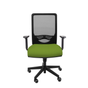 Kancelárska stolička DUCK SYN zelená (Bombay 38) + podrúčky P44