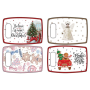 Doska na krájanie s vianočnou potlačou MIX motívov