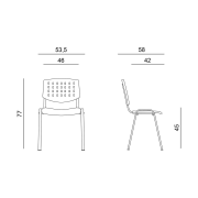 Rokovacia stolička Taurus PN LAYER bordó P30