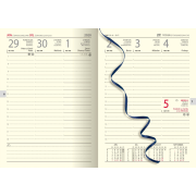 Denný diár A5 - FALCON červený 2024