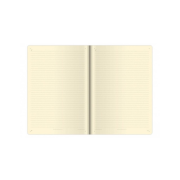 Zápisník Flexio Olive linajkový 14,5 x 20,5 cm, 192 strán