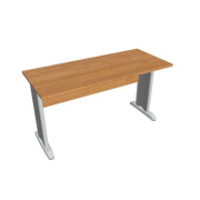Pracovný stôl Cross, 140x75,5x60 cm, jelša/kov