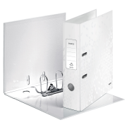 Zakladač pákový Leitz 180° WOW 8cm perleťovo biely