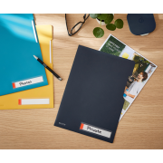 Obal L pevný Leitz Cosy A4 200mic zamatový šedý 3 ks