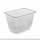 Vanička (PP) hranatá priehľadná 186 x 133 mm 2000ml (50 ks)