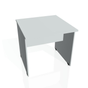Rokovací stôl Gate, 80x75,5x80 cm, sivá/sivá