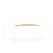 Doplnkový stôl bez nohy BASIC, 80x80x2,2cm, breza