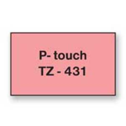 Samolepiaca páska Brother TZe-431 12 mm červená/čierna