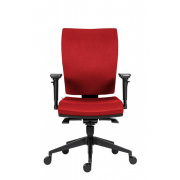 Kancelárska stolička GALA Plus SL červená BN14 + podrúčky AR08