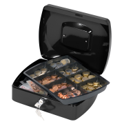 Pokladnička Q-CONNECT 255x85x200mm čierna