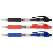 Guľôčkové pero Q-CONNECT klikacie čierne