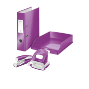 Odkladač Leitz WOW metalický purpurový