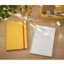 Blok poznámkový linajkový s pútkom Leitz Cosy B5 teplý žltý