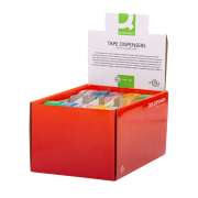 Lepiaca páska Q-CONNECT 19 mm x 33 m s dispenzorom v mixe farieb