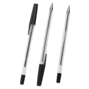 Guľôčkové pero jednorazové Q-CONNECT M čierne