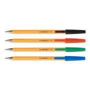 Guľôčkové pero jednorazové Q-CONNECT F čierne