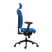Kancelárska stolička GALA PLUS PDH SL 1580 SYN modrá BN3 + podrúčky AR08