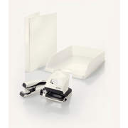Zakladač 2-krúžkový Leitz WOW celoplastový 4cm perleťovo biely