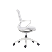 Kancelárska stolička Vision, biela/slonová kosť